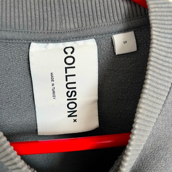 COLLUSION - Size Small Grey Sweater - Picture 2 of 4